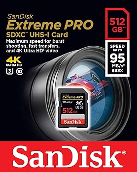 SanDisk Extreme PRO SDXC UHS-I Card 512G Amazon.com: [Older Version] SanDisk 512GB Extreme PRO SDXC